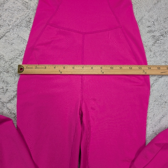 Free People Jumpsuit Womens XS Pink Lets Bounce One Piece Dance Sport Sleek - Picture 5 of 11